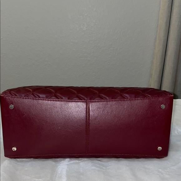 Kate Spade Maroon Quilted Shoulder Bag - Picture 6 of 6
